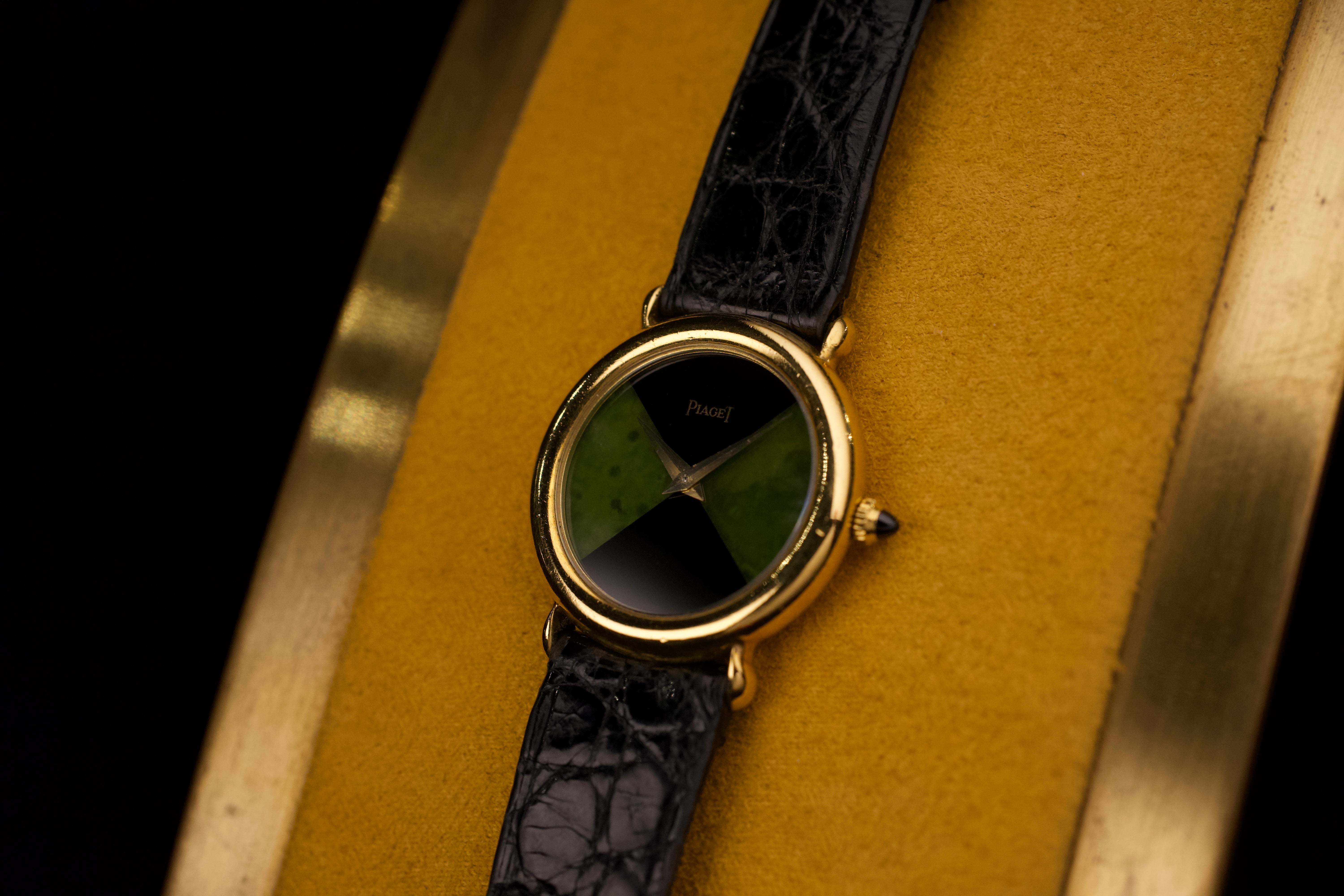 1980s, Piaget "Jade＆Onyx"ref.9040