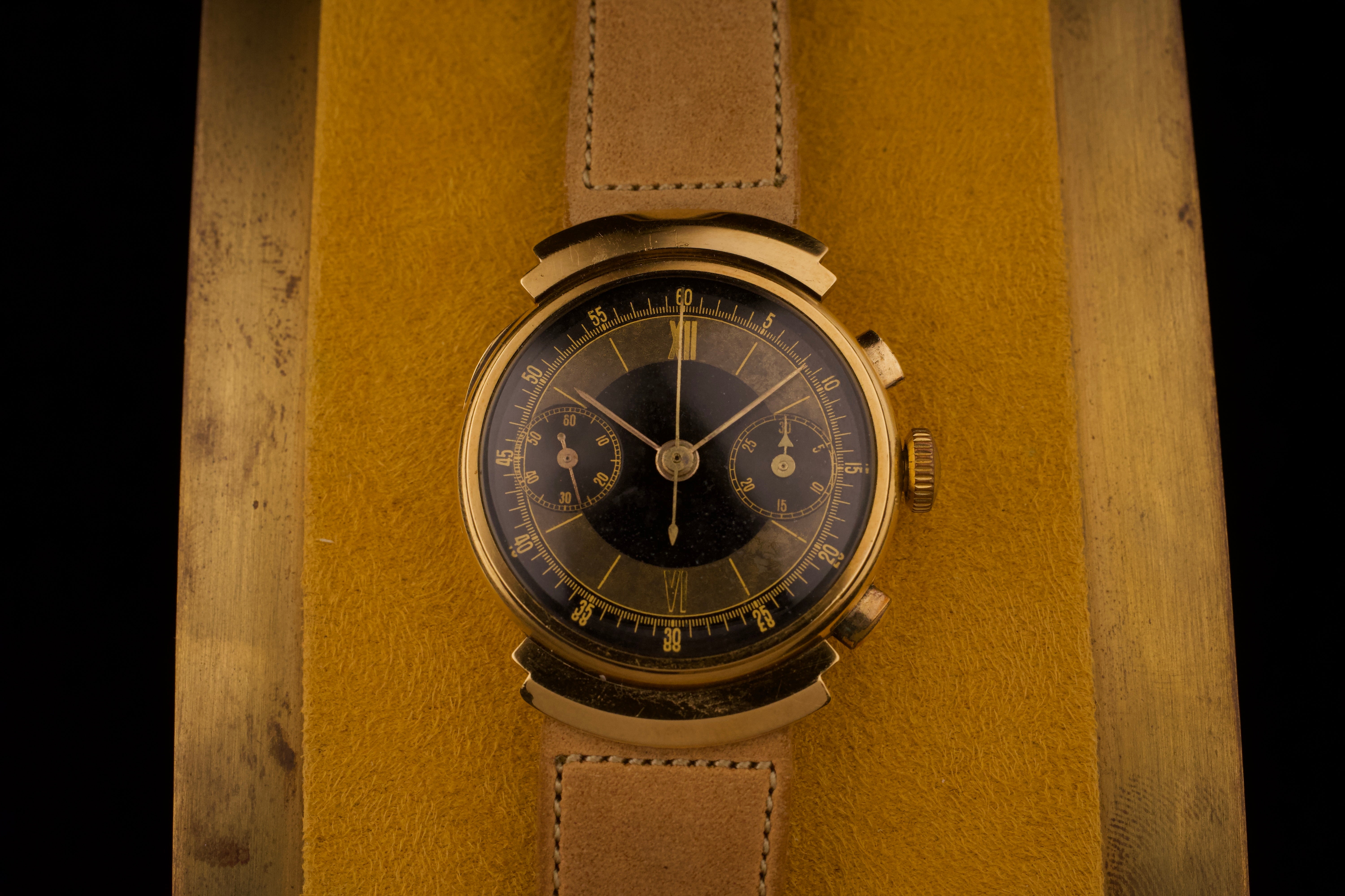 1930s, 無銘クロノグラフ "Art Deco"