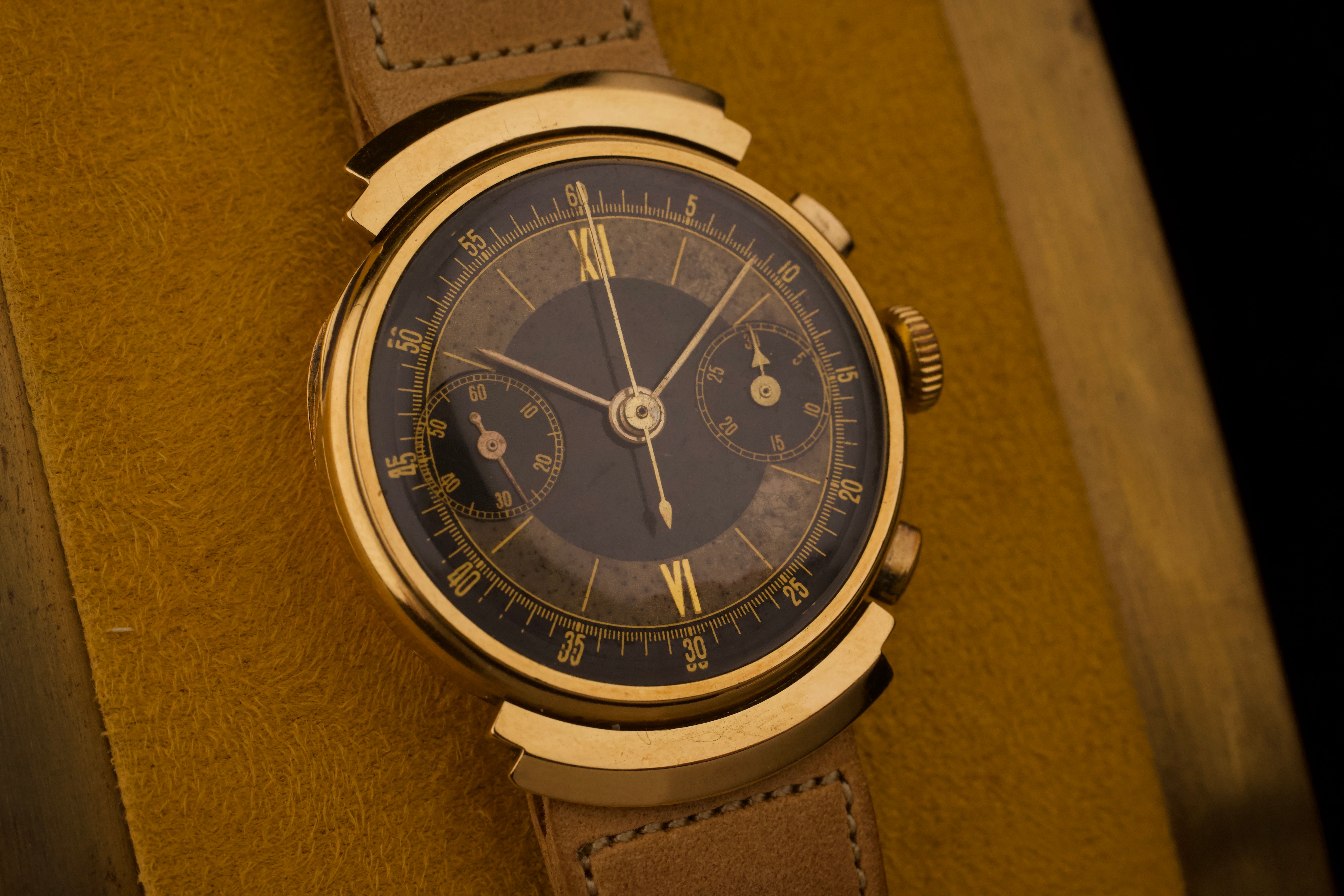 1930s, 無銘クロノグラフ "Art Deco"