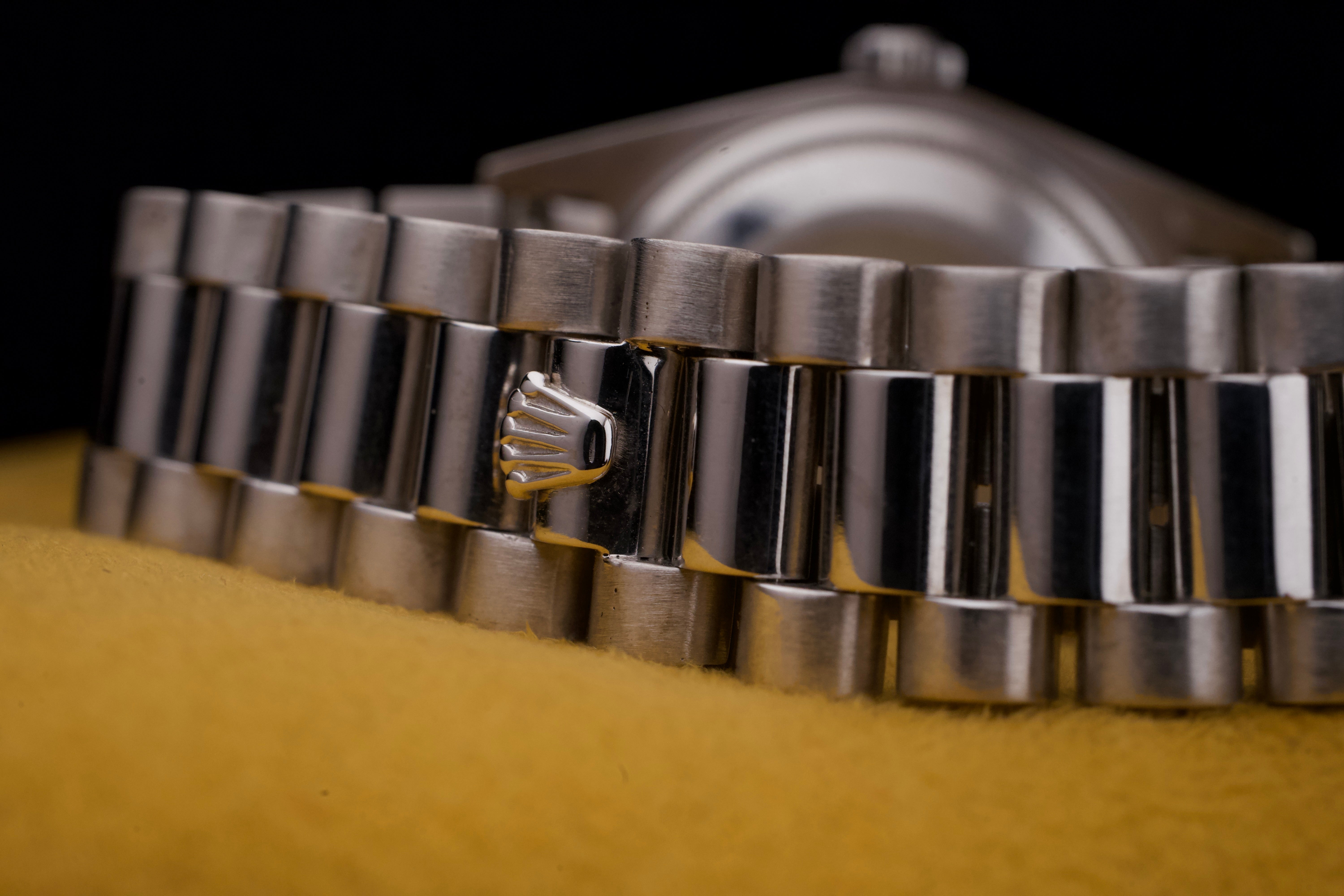 1976, Rolex Day-Date Ref.1803 Diamond Index Black Dial