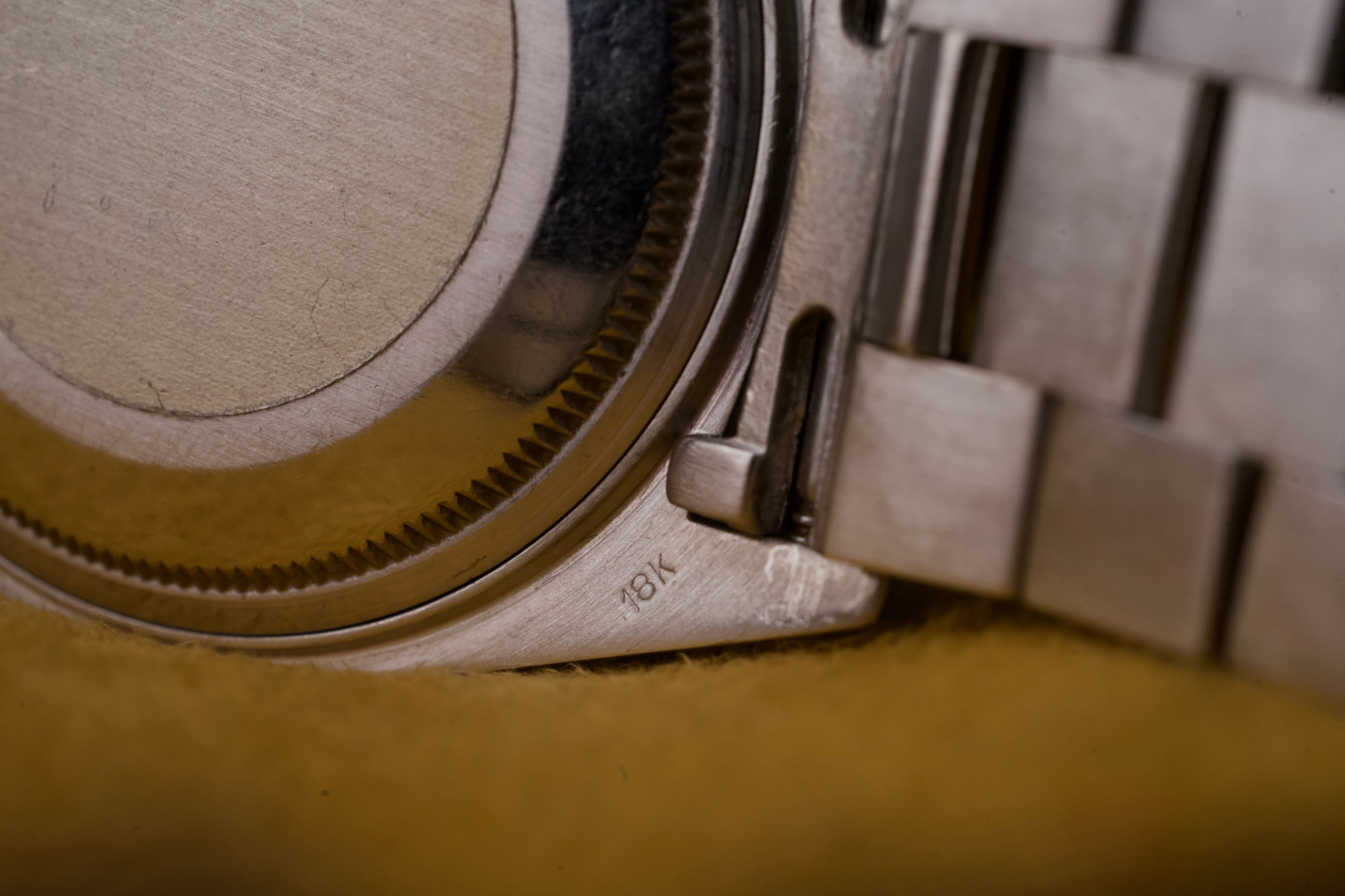 1976, Rolex Day-Date Ref.1803 Diamond Index Black Dial