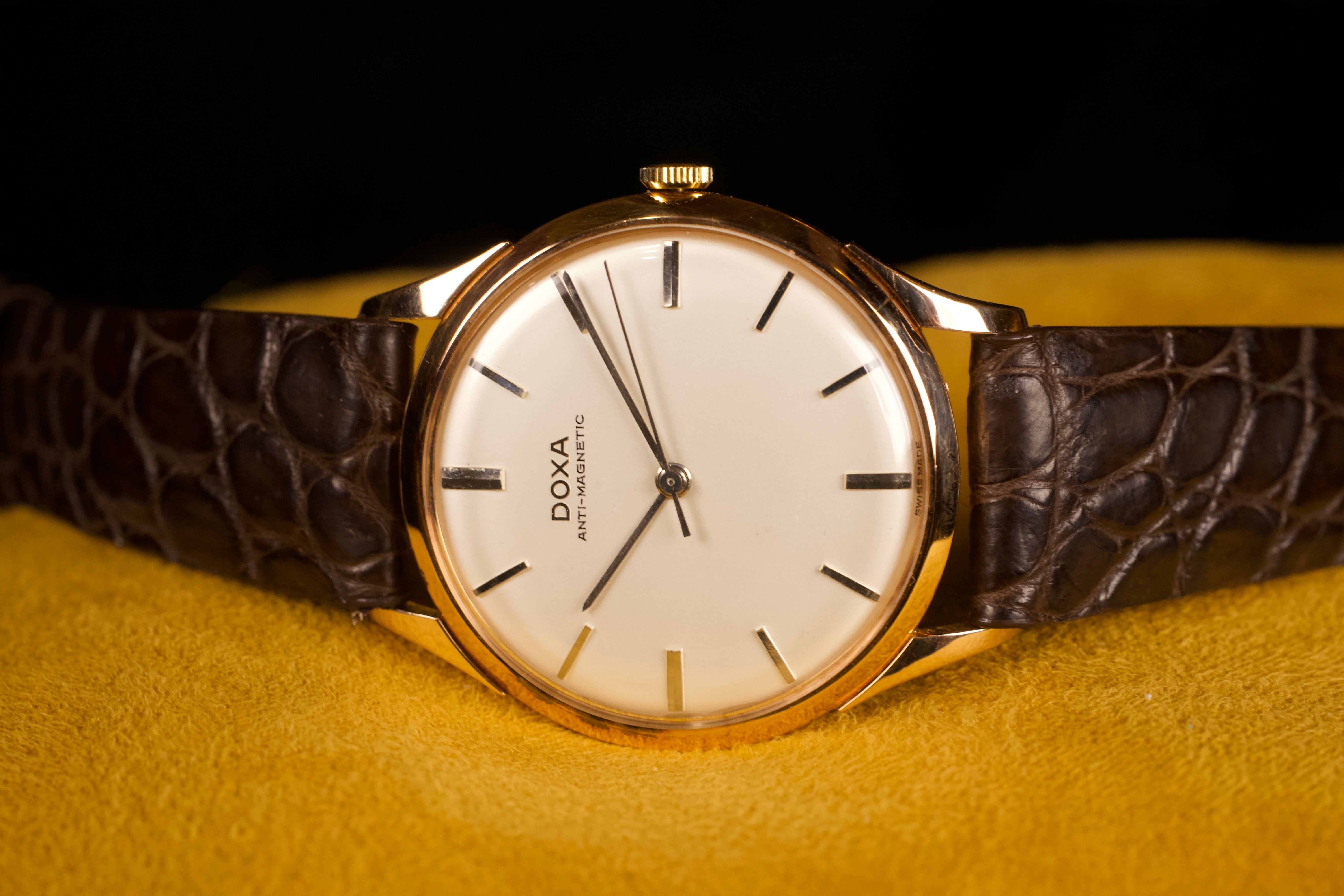 c.1950s Doxa, Men's Dress Watch "Anti-magnetic"