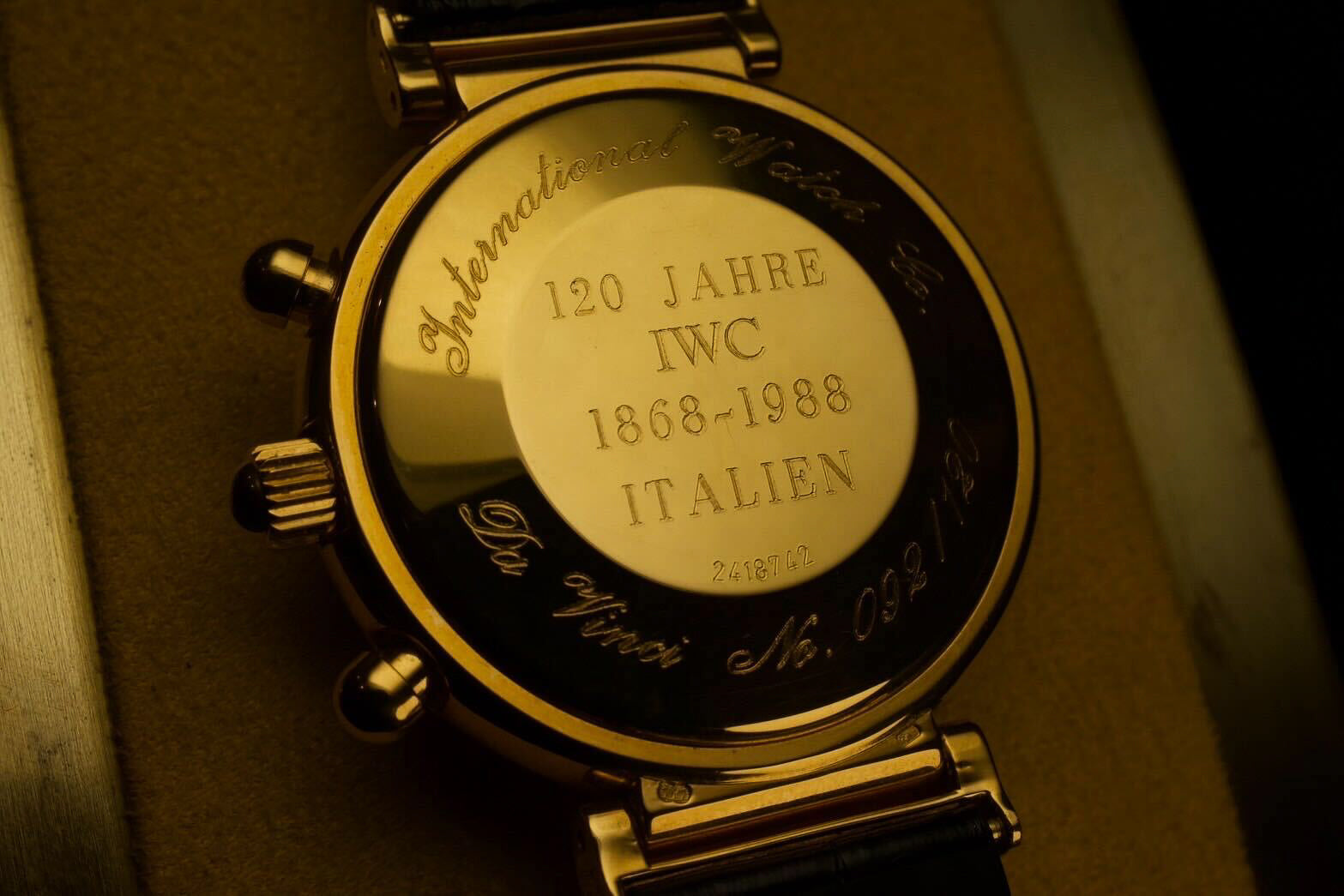 1988 IWC “Da Vinci” Perpetual Chronograph Ref.3750-05