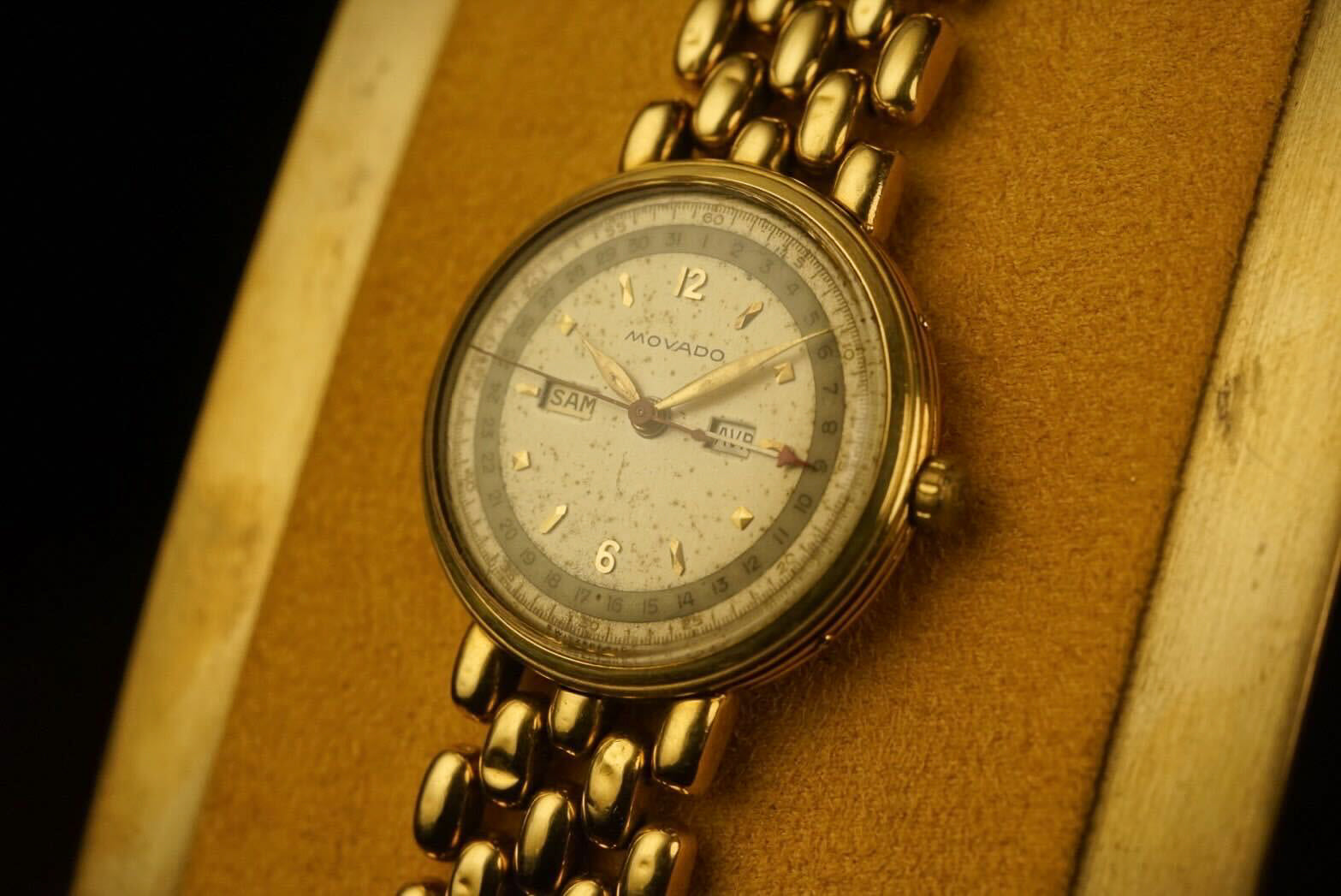 1940s Movado, “Triple Calendar” ref.4823