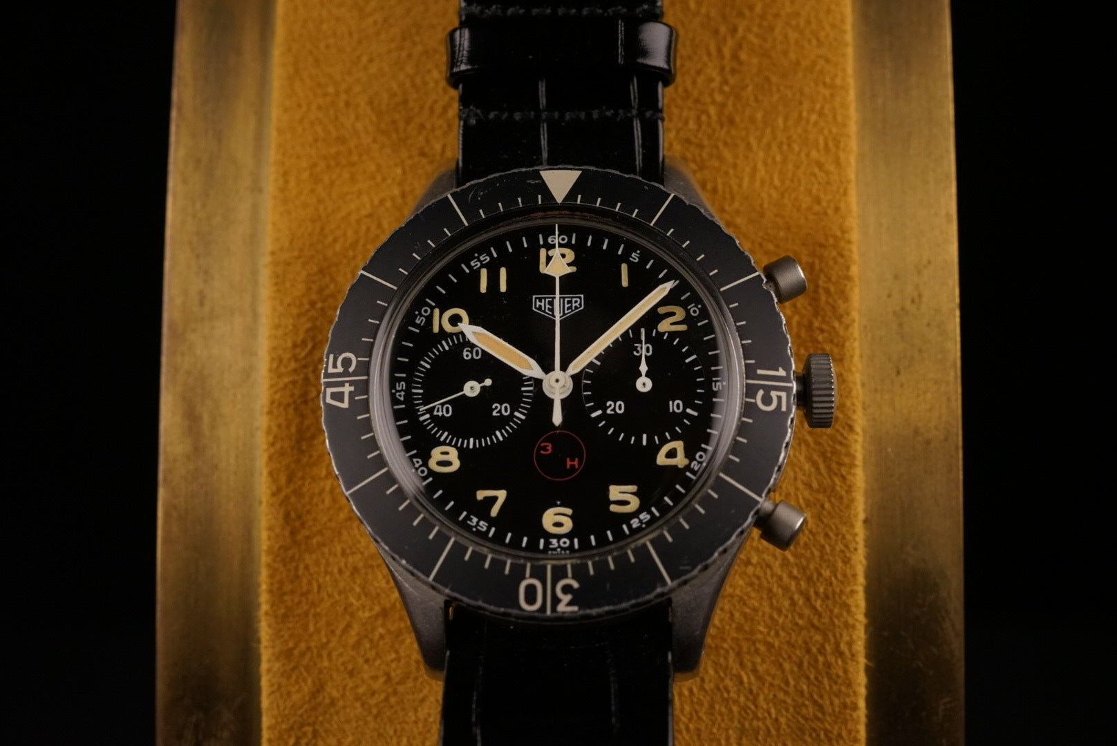 1970s, Heuer Bundeswehr Flyback ref.1550 SG