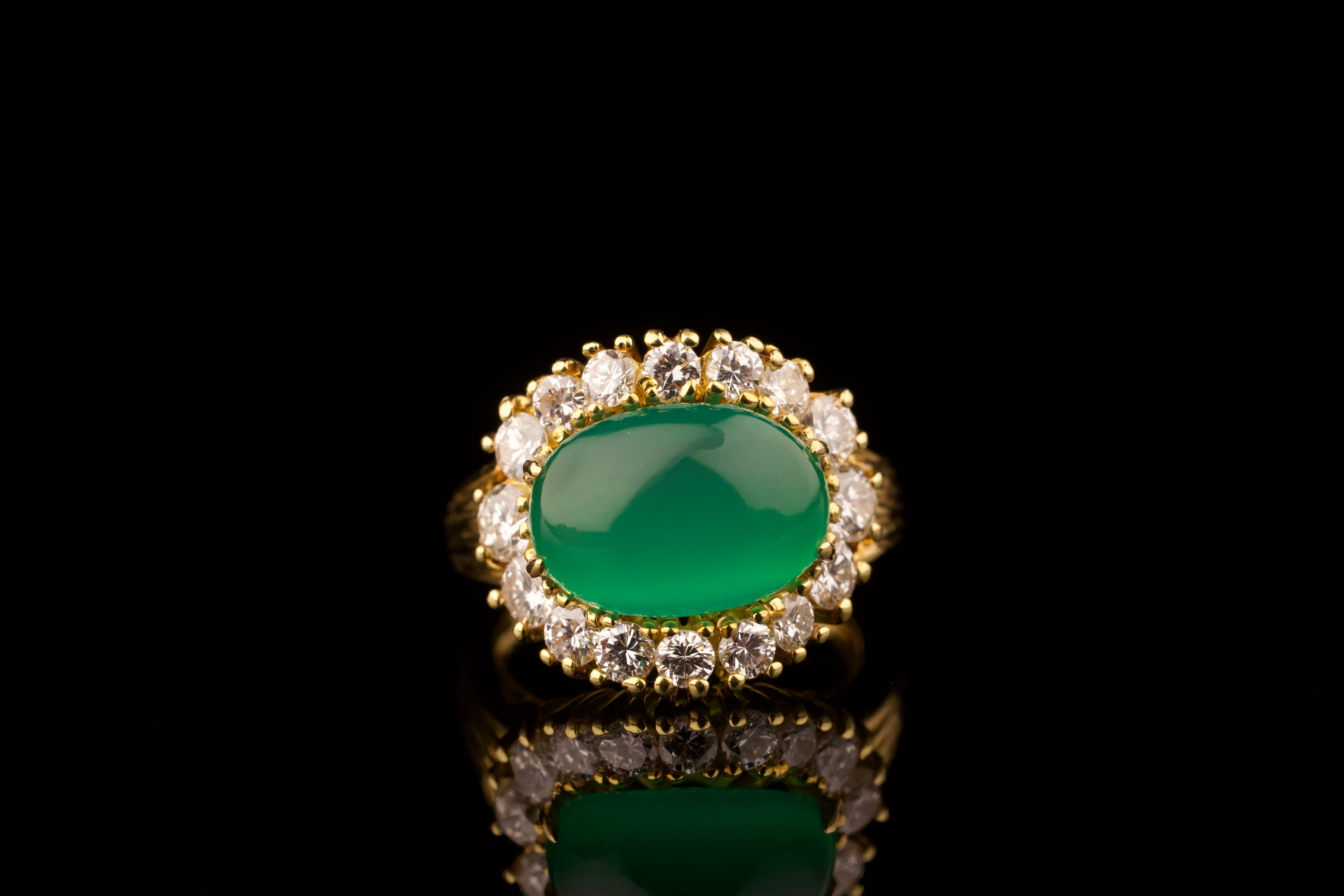 1960s VAN CLEEF & ARPELS Imperial Jade Ring