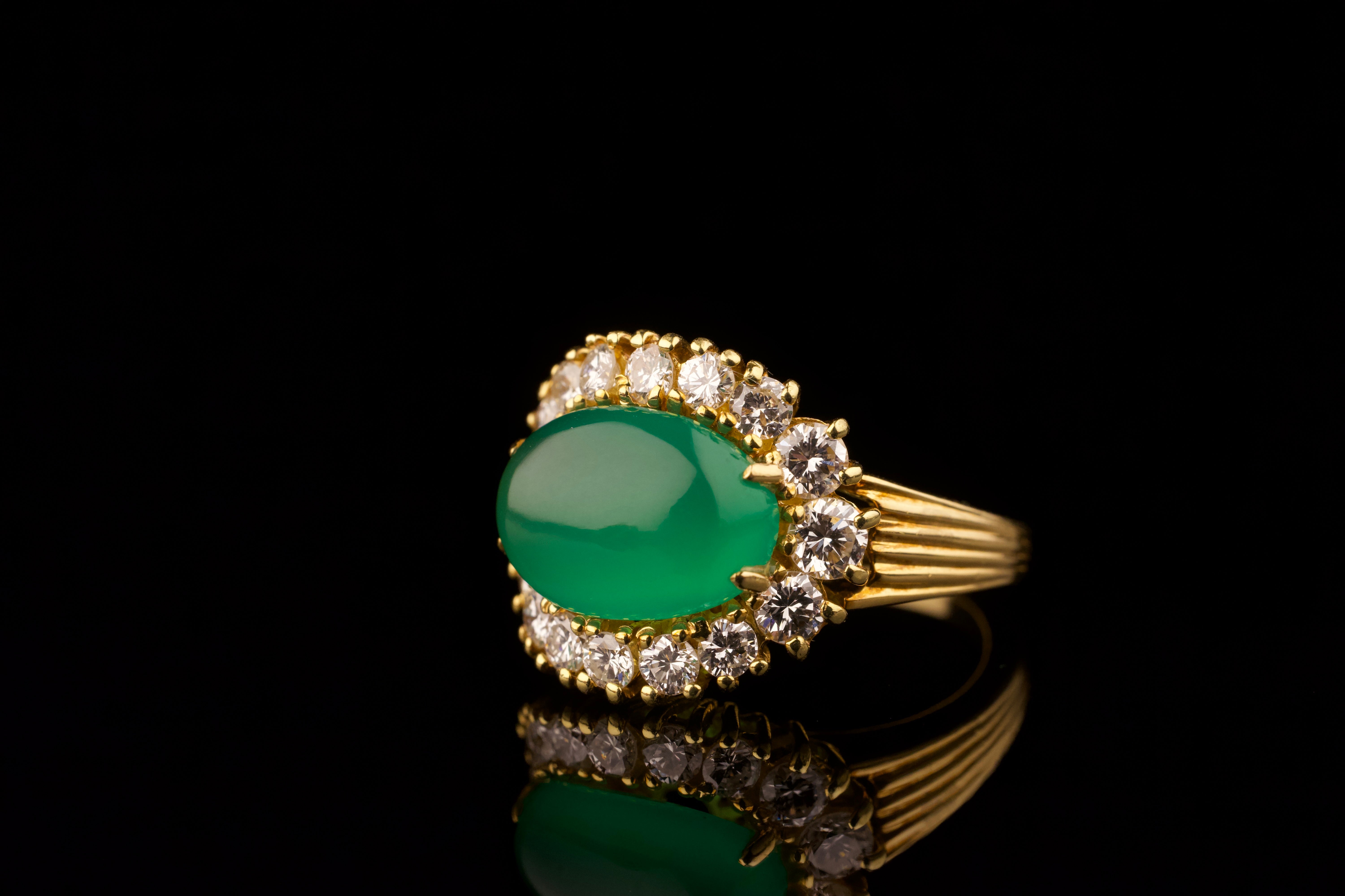 1960s VAN CLEEF & ARPELS Imperial Jade Ring